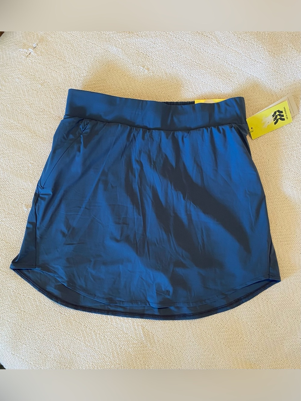 all in motion Athletic skort in Navy Blue with Pockets one pocket with zipper
